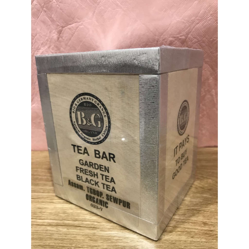 德國農莊 Tea Bar - 有機黃金阿薩姆紅茶(小木盒)（即期良品）