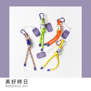 【美好時日】吊飾 螢光 包包掛件 創意 鑰匙扣 個性 書包掛飾 手工編織 裝飾