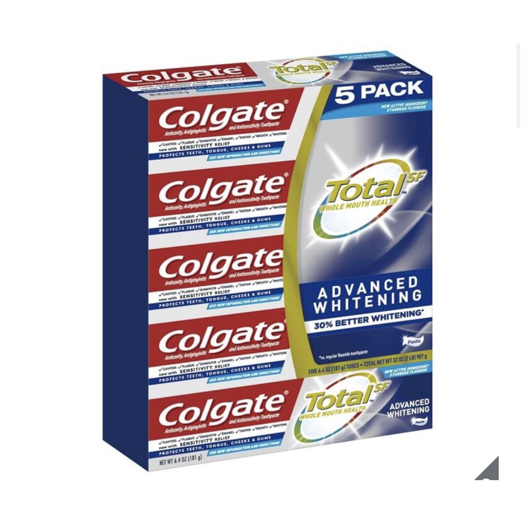 COSTCO 好事多 代購 Colgate 全效潔白牙膏 181公克 5入