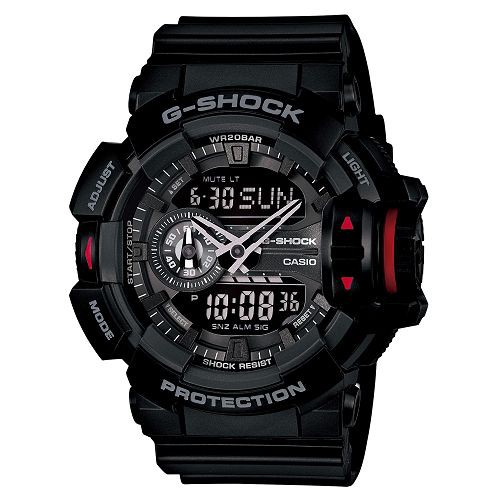 【CASIO】G-SHOCK玩色領域撞色運動錶(GA-400-1B)正版宏崑公司貨