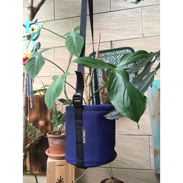 法國bacsac 植栽袋亮彩吊盆3l款美植袋植物盆栽盆器植物觀葉 蝦皮購物