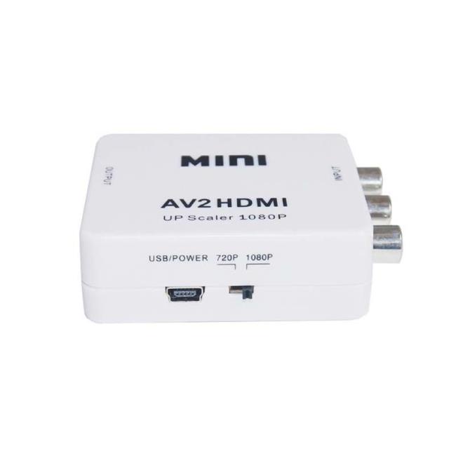 AV轉HDMI轉換器RCA轉HDMI連接線機頂盒投影儀轉HDMI電視 psZX
