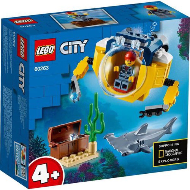 Home&amp;Brick 全新LEGO 60263 海洋迷你潛水艇
