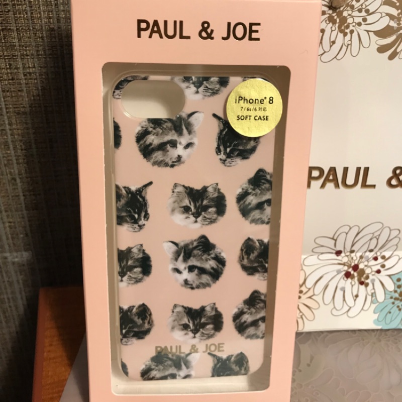 日本直送 全新現貨 限量版 Paul&amp;Joe 貓 iPhone 手機殼 I8 I7 I6