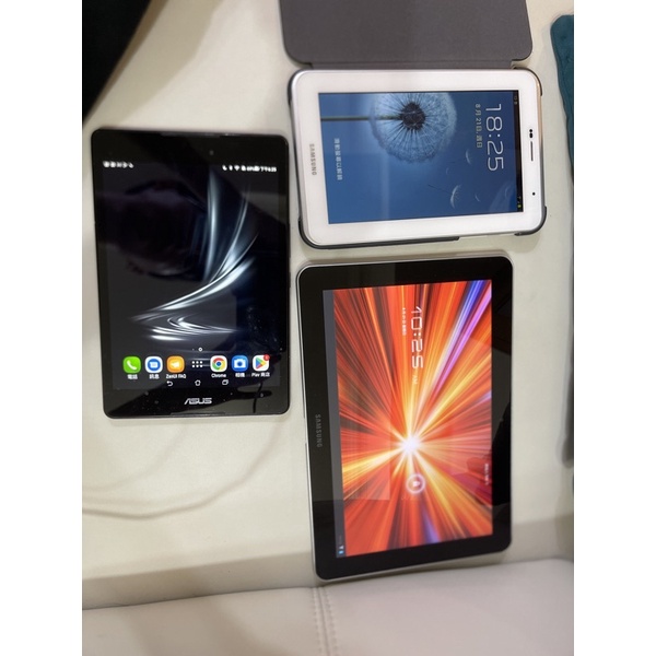 三台平板 zenpad z581kl +samsung tab2 7.0+samsung tab10.1