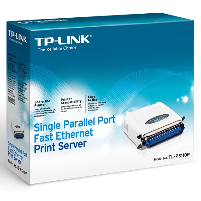❤️含稅附發票 TP-Link TL-PS110P 單一平行埠快速乙太網路列印伺服器