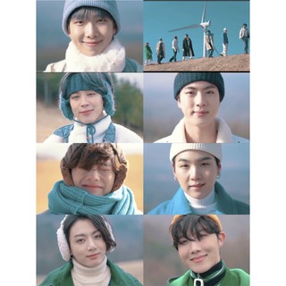 BTS 2021 Winter package 冬日寫真 預告小卡