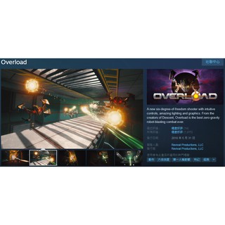 PC STEAM 序號 Overload 動作射擊遊戲 支援VR 免帳密