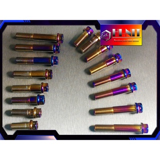 【瘋螺絲】HI-NIT彩鈦色/鍍鈦螺絲★M10粗牙1.5牙 各長度 白鐵鍍鈦/燒鈦螺絲★CNC內外六螺絲★燒鈦鍍鈦彩鈦