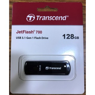 點子電腦☆北投◎Transcend 創見 JetFlash 700 128GB 128G 隨身碟 USB3.1 550元