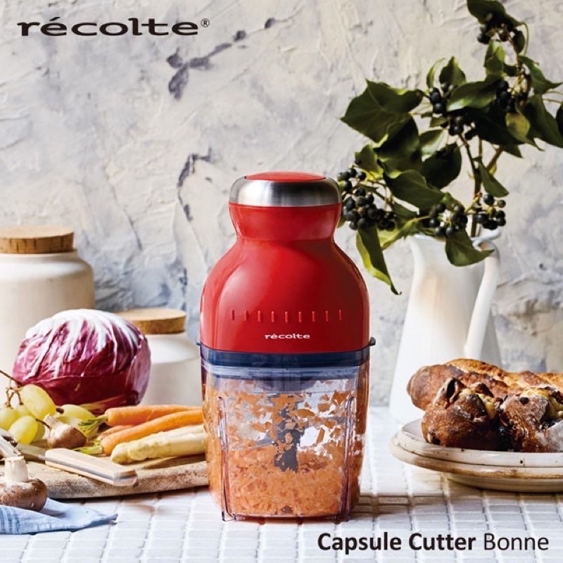 （降價）recolte 麗克特 Bonne 萬用調理機 食物調理機 料理機 副食品 甜點 冰品 公司貨 紅色