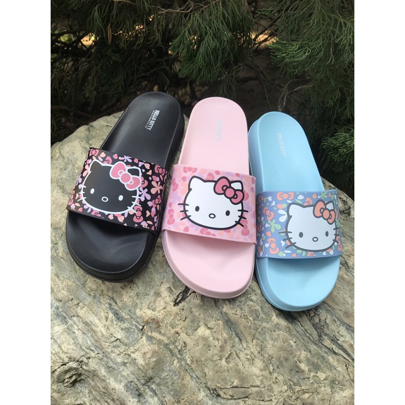 🎀 Hello Kitty 凱蒂貓🎀三麗鷗正版授權，女生Kitty花朵🌺大臉厚底套腳拖鞋、輕量拖鞋，舒適好穿，台灣製造