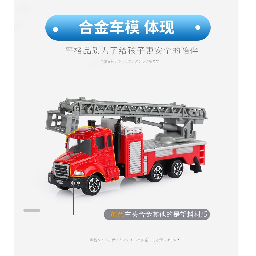 兒童玩具車仿真小汽車合金車挖掘機工程車消防車警車運輸車油罐車男孩車模型玩具生日禮物聖誕禮物兒童玩具車 蝦皮購物