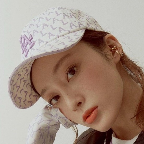 [AS.YOU] 現貨 MLB LA刺繡 2020泫雅同款紫色老花棒球帽  韓國專櫃正品 KOREA代購