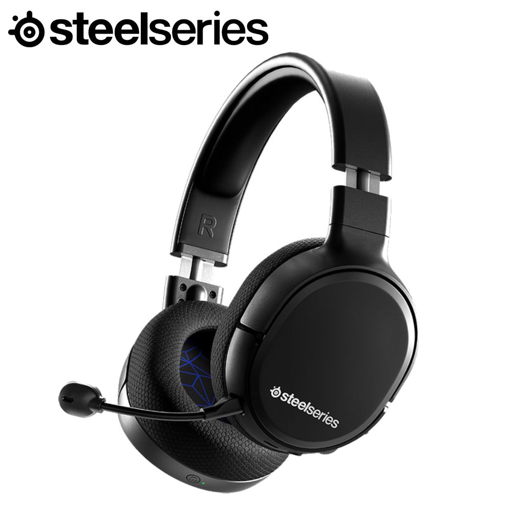 PS5周邊 SteelSeries 賽睿 Arctis 1 Wireless 無線電競耳麥 黑色