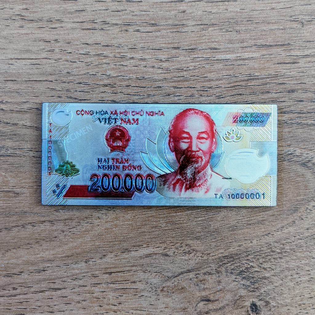 【磁鐵】越南 Vietnam 200,000盾鈔票