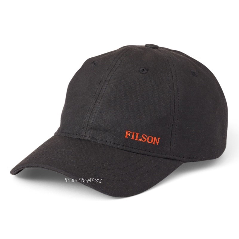 台灣代理商公司貨 Filson  OIL TIN LOW-PROFILE CAP 黑色 全油蠟布帽
