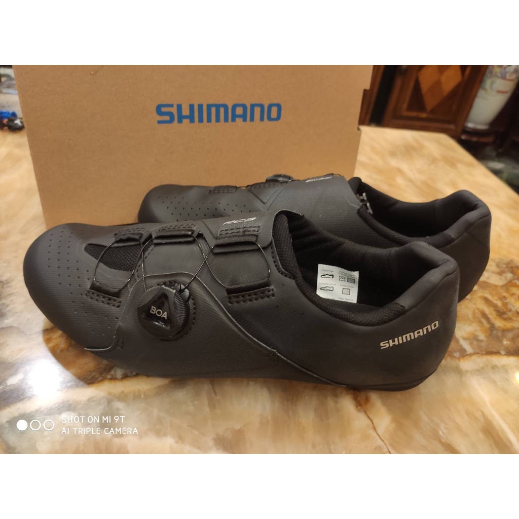 《盛恩單車》全新 SHIMANO RC3 卡鞋 公司貨 寬版 黑 SH-RC300 公路車卡鞋 入門車鞋 BOA旋鈕