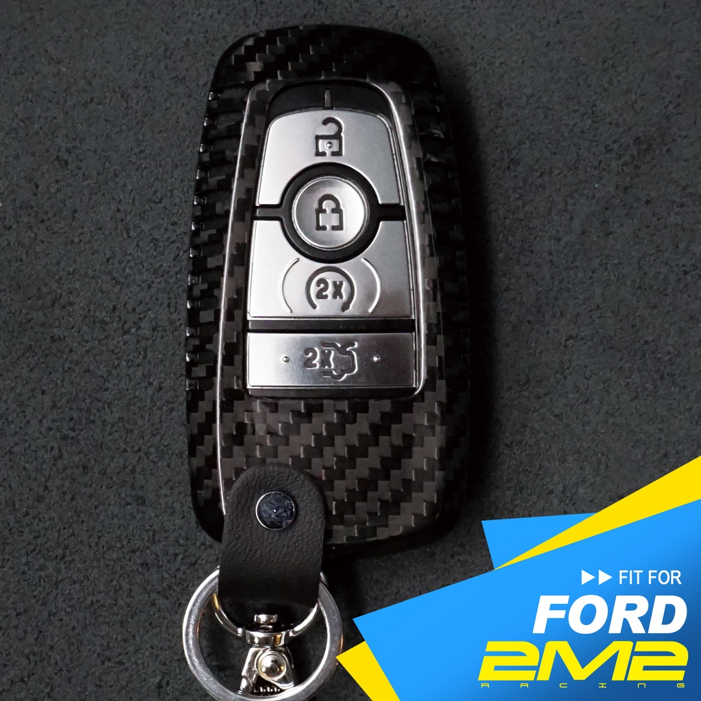 【2M2】FORD KUGA FOCUS RANGER 福特汽車 碳纖維 鑰匙殼 鑰匙圈 鑰匙包 保護套 卡夢鑰匙保護殼