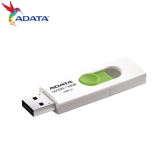 威剛 ADATA UV320 32G 64G 128G 白色 USB 3.2 高速 隨身碟 原廠公司貨