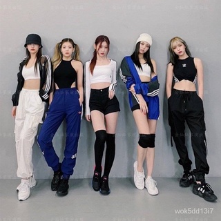 韓國女團ITZY LOCO衕款爵士舞韓舞街舞臺JAZZ錶演齣服打歌服套裝 女生衣著 演齣服NANA Studio
