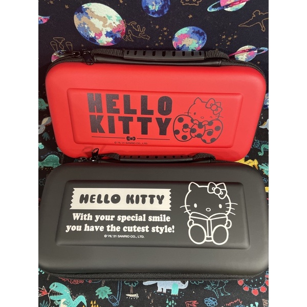 ❤️三麗鷗❤️hello kitty手提硬殼包 遊戲機收納包 硬殼收納包switch收納包