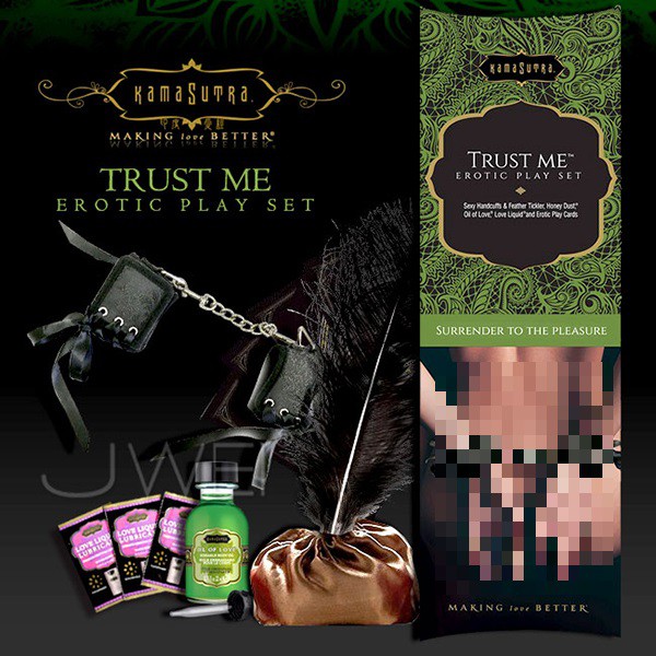 美國KAMA SUTRA TRUST ME性愛遊戲套裝組 性愛遊戲組 情趣遊戲組 情趣遊戲套組 情趣禮盒 情趣手銬