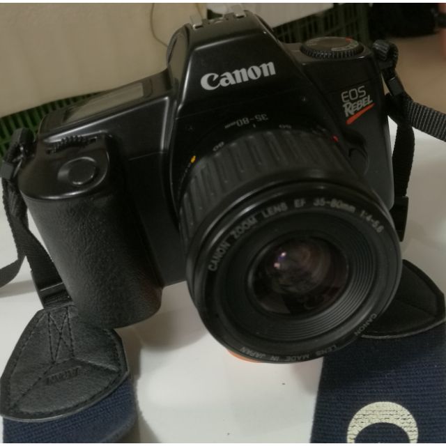 二手底片相機CANON EOS REBEL G單眼相機軟片款,含皮套，零件機