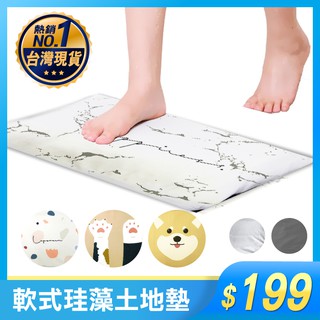 [現貨] LILS 珪藻土地墊 矽藻土 軟地墊 矽藻土 踏墊 軟式吸水地墊 布套可拆洗、可加購 買樂購