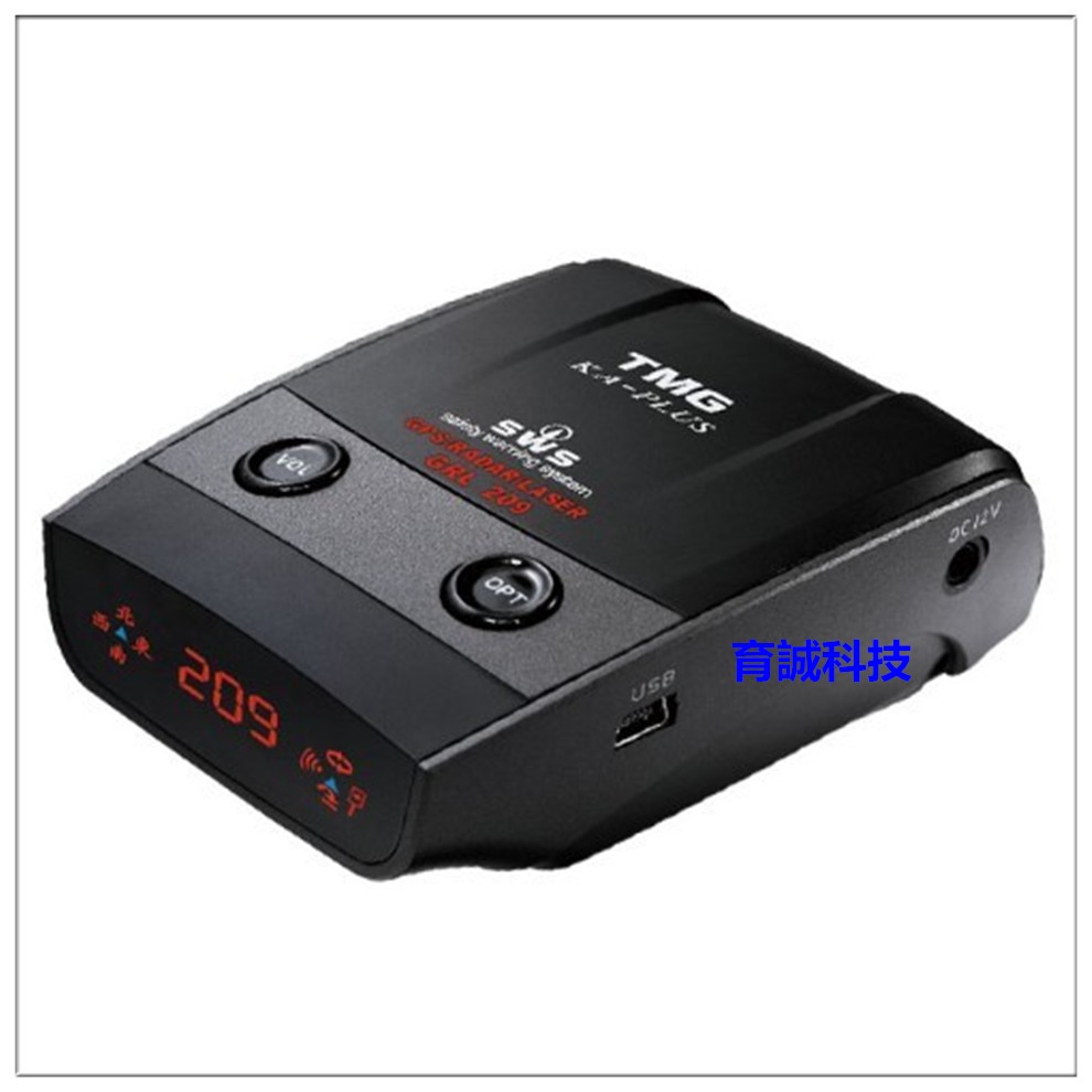 實體店面【KA-PLUS版本】『TMG GRL 209』GPS全頻雷達測速器/另有303 307