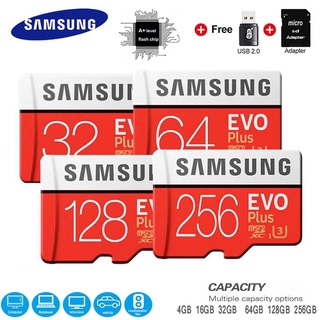Samsung TF SD 卡 Trans Flash Microsd 存儲卡 4GB 16GB-512G EVO+ C
