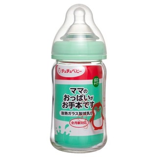 §☆雙子星☆§☆chuchu 啾啾☆ 經典寬口徑玻璃奶瓶-160ml☆