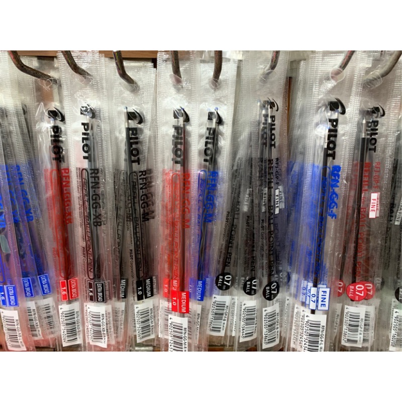 【倫倫文具】PILOT 百樂 舒寫筆 原子筆 筆芯 RFN-GG-EF F M B XB 0.5 0.7 1.0 1.6