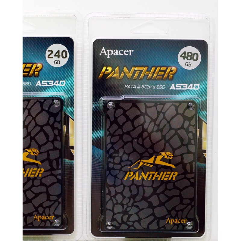 DRAM快取 Apacer PANTHER AS340 SSD 固態硬碟 240GB 480GB 240g 480g