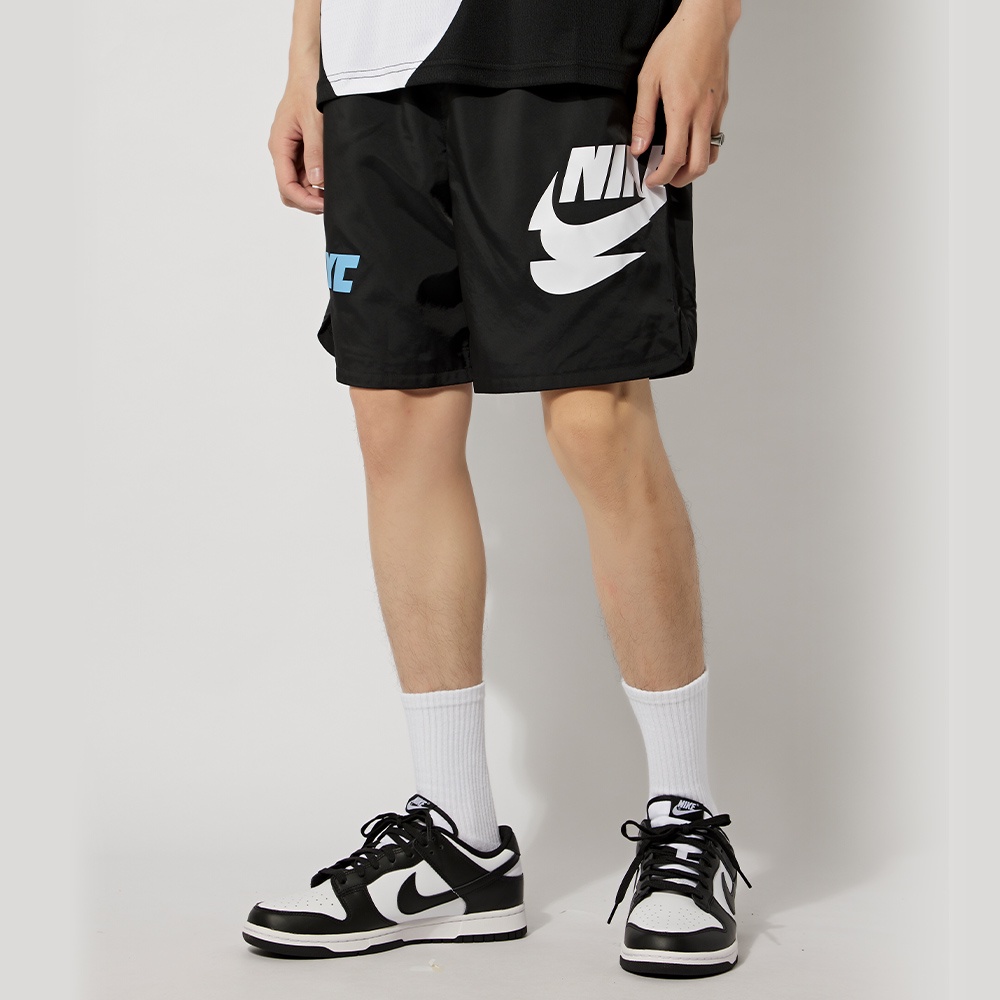 Nike Sportswear Sport Essentials+ 男 黑 梭織 印花 休閒 短褲 DM6880-010