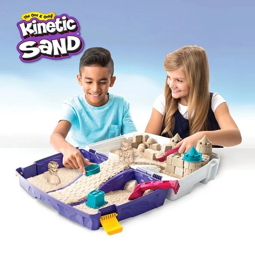 瑞典 Kinetic Sand 動力沙 沙堡攜帶遊玩組【安琪兒婦嬰百貨】