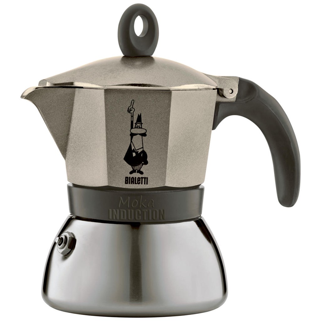 義大利 Bialetti Moka Induction  3人 電火摩卡壺 銀河灰  附膠圈+濾片 現貨 電磁爐可用