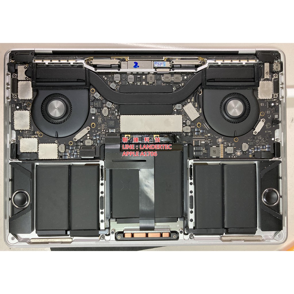 APPLE A1706 MacBookPro14,1 不開機 液晶螢幕 浸水 開機不顯示 主機板 電池 維修 更換
