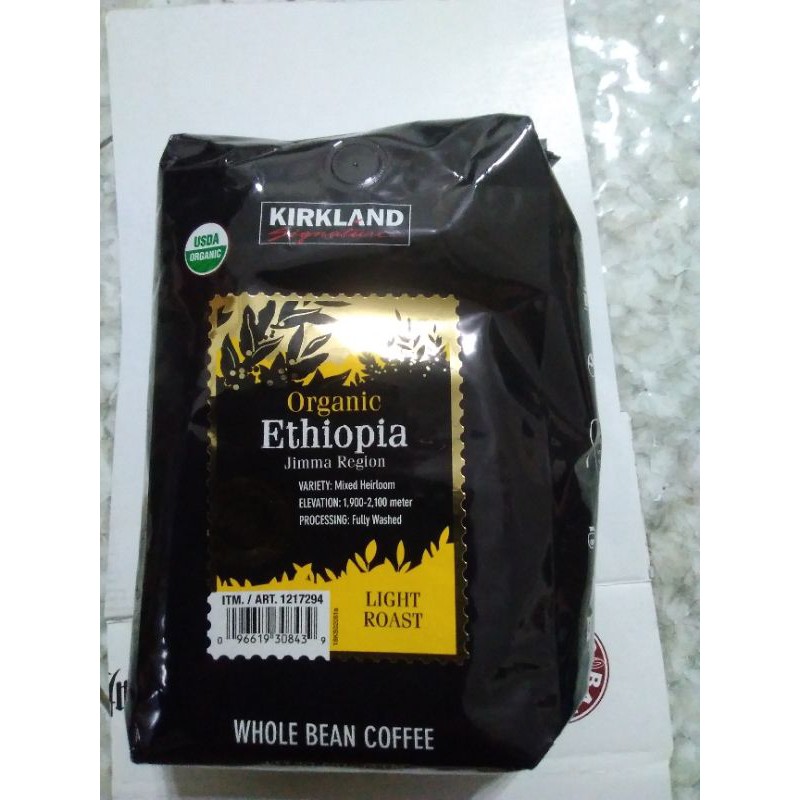 有機衣索匹亞咖啡豆  每包907公克 #424# #1217294 好市多 咖啡 有機 衣索匹亞 咖啡豆 豆