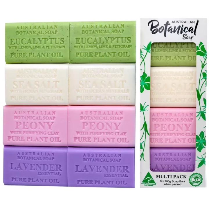 Costco代購 好市多 澳洲製植物精油香皂組合 肥皂 手工皂 Australian Botanical Soap