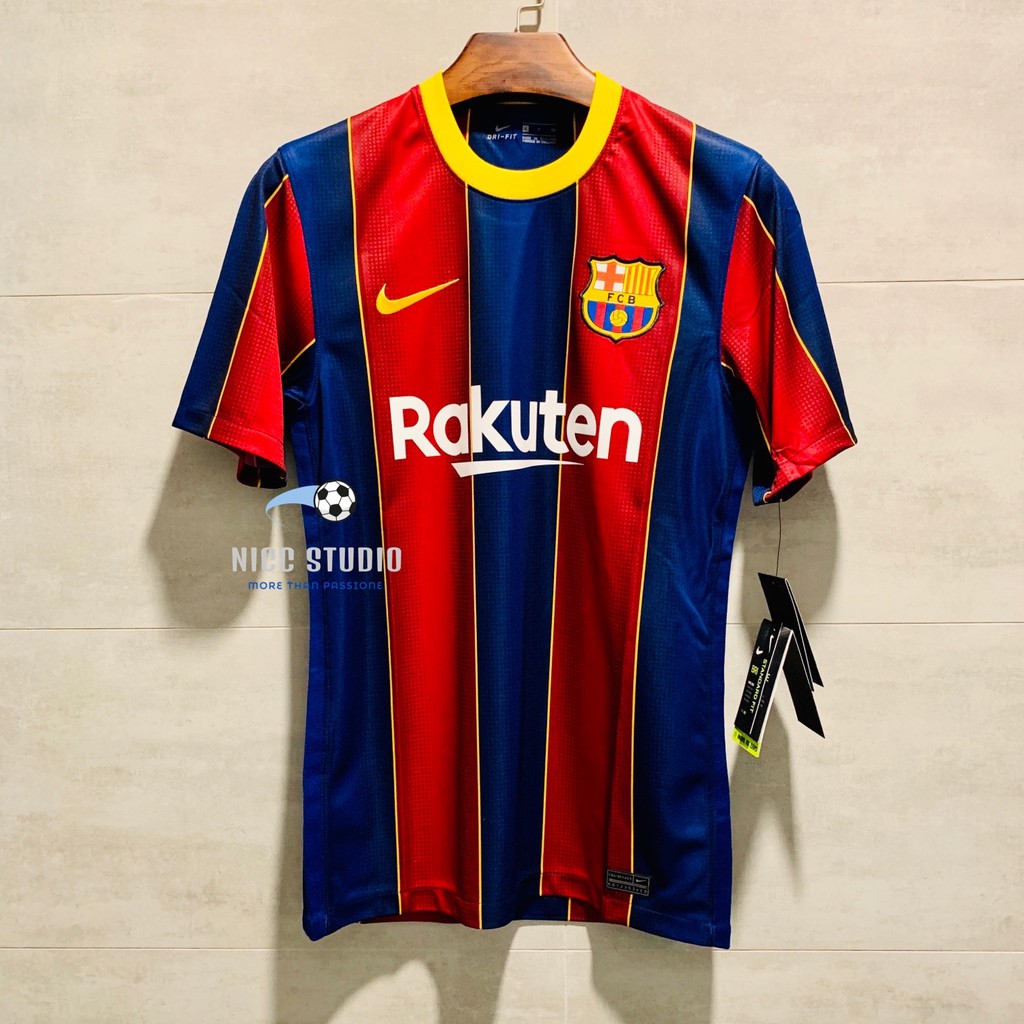 （現空衣.連MESSI）代購全新正品NIKE Barcelona 2020/21賽季巴薩隆納巴塞主場球迷版短袖足球衣西甲