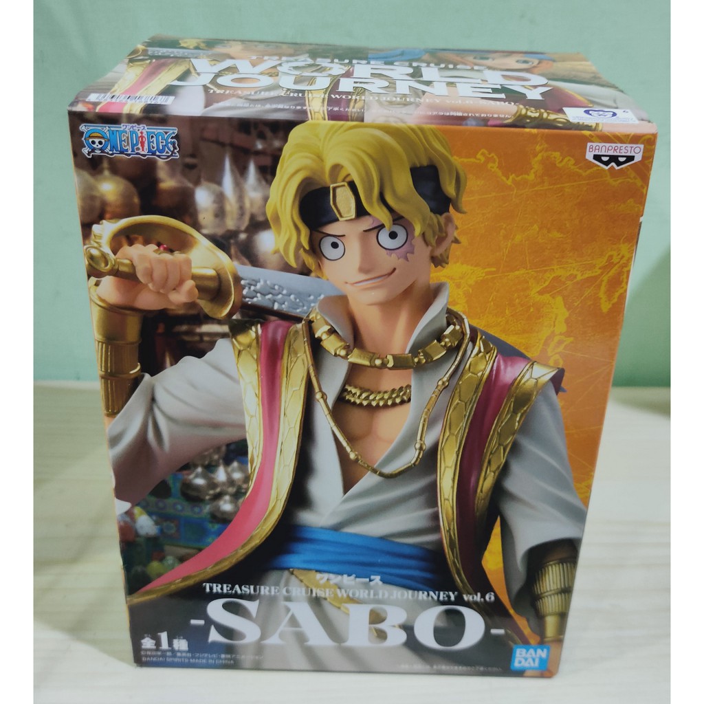 正版授權代理版白證航海王海賊王one Piece 尋寶之旅vol 6 薩波薩博革命軍wj 阿拉伯公仔 蝦皮購物