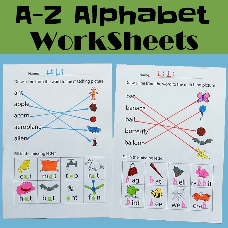 💁💁兒童英文26個字母A-Z自然拼讀phonics發音練習卷