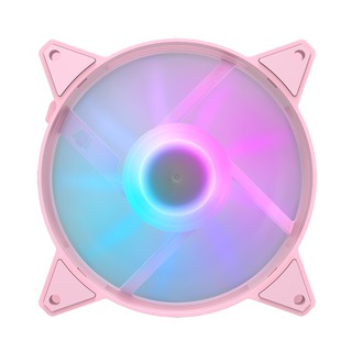 darkFlash大飛 C6母扇 A-RGB 12公分電腦散熱風扇 裸裝 (扇框: 粉色) 不支援主機板同步