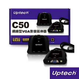 Uptech C50網線型VGA影音延伸器