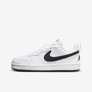 NIKE 休閒鞋 COURT BOROUGH LOW RECRAFT GS中大童白黑DV5456104 現貨 廠商直送