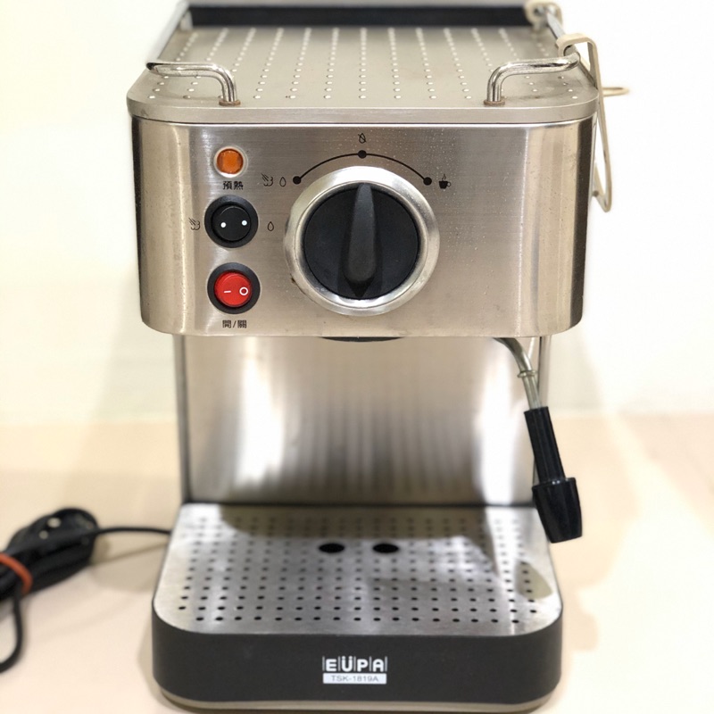 EUPA 幫浦式15Bar高壓蒸汽咖啡機tsk-1819a