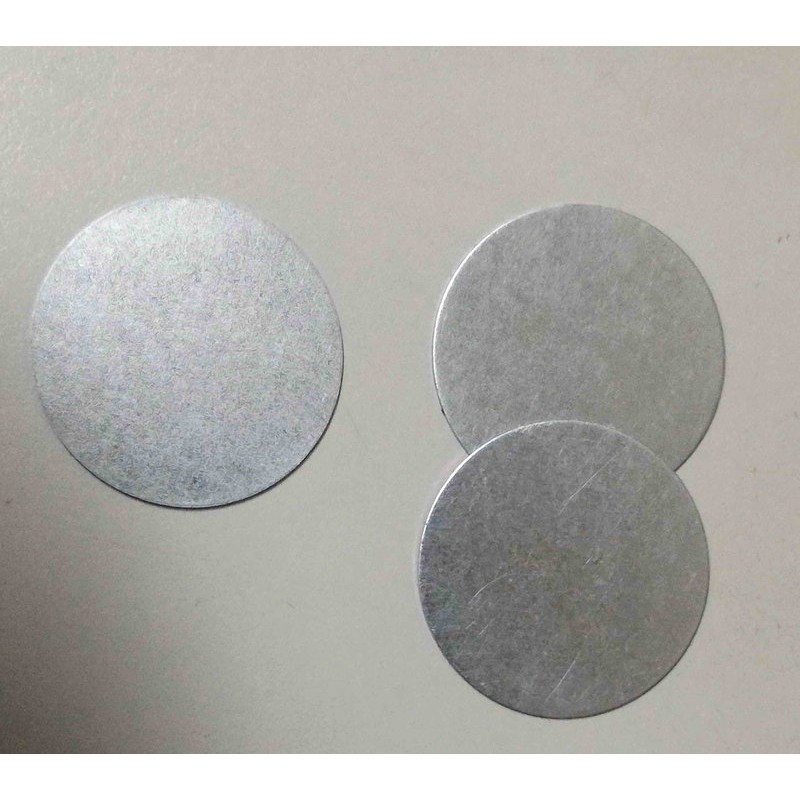 圓鐵片 0.3mm厚度 SGCC 鍍鋅板 (直徑25mm) =&gt;可磁吸