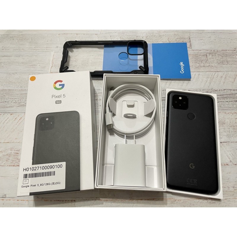 谷歌 Google Pixel 5 8G/128G 純粹黑 5G 盒配全 極新 原生機 非 3 2 3A 4 4A XL