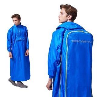 [安信騎士] BAOGANI 寶嘉尼 B09 旅行者背包型雨衣 寶藍 一件式 雨衣 背包型雨衣 登山 背包客